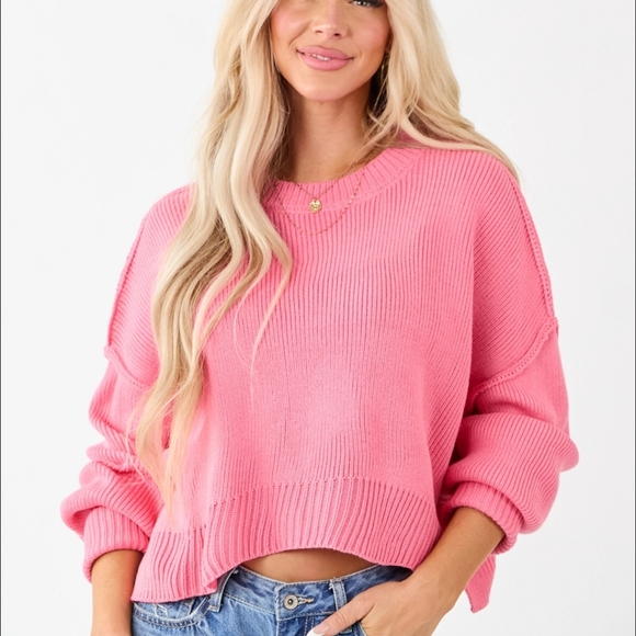 Hyfve Cropped Knit Sweater - Picture 9 of 9